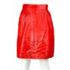 Gonna di pelle rossa