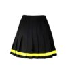 Gonna da tennis nera con fascia gialla