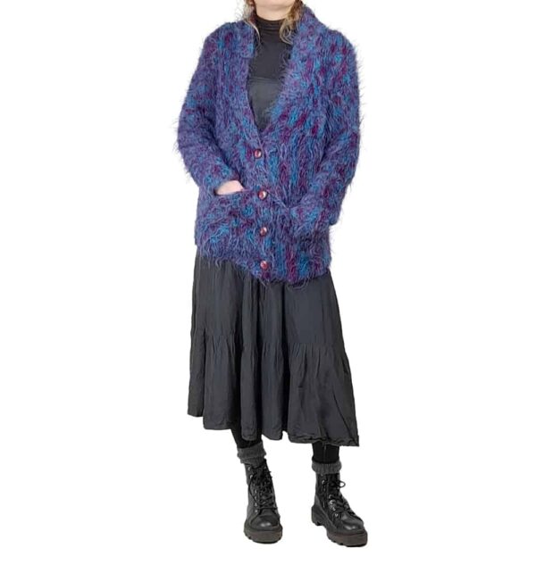 Maglione pelo aperto