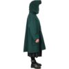 Cappotto verde con cappuccio anni 80