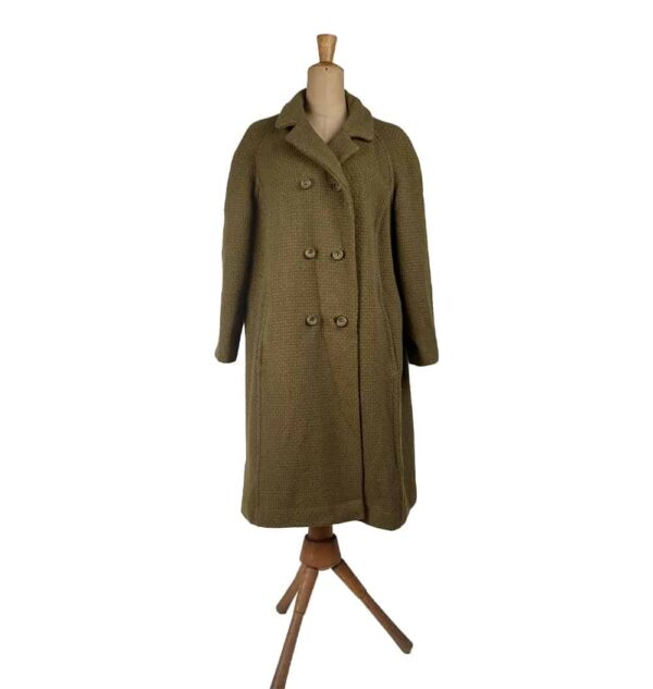 Cappotto verde pisello