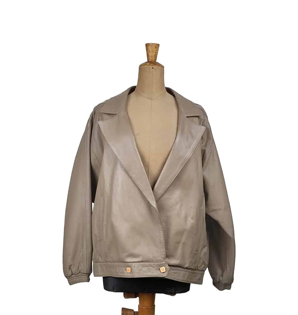 Giaccone pelle anni 80