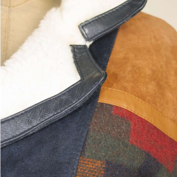 Giubbotto In Camoscio Imbottito