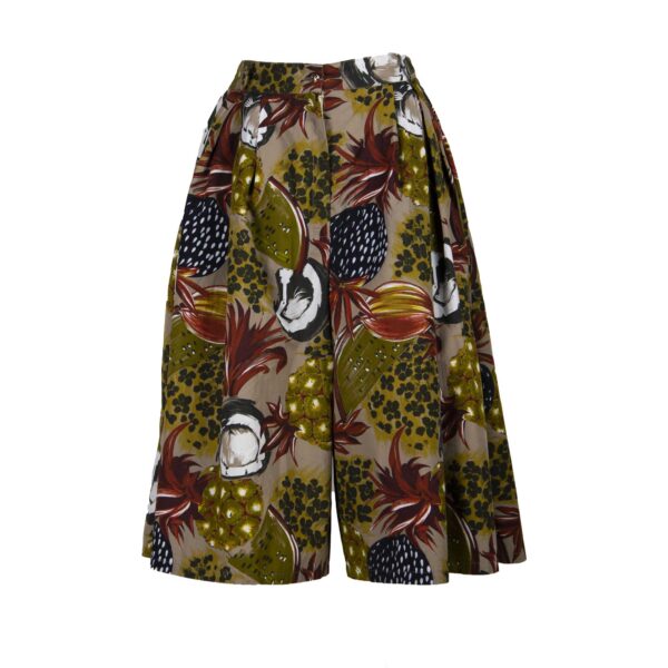 Gonna pantalone fantasia