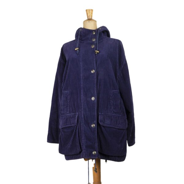 Giaccone in velluto a costine