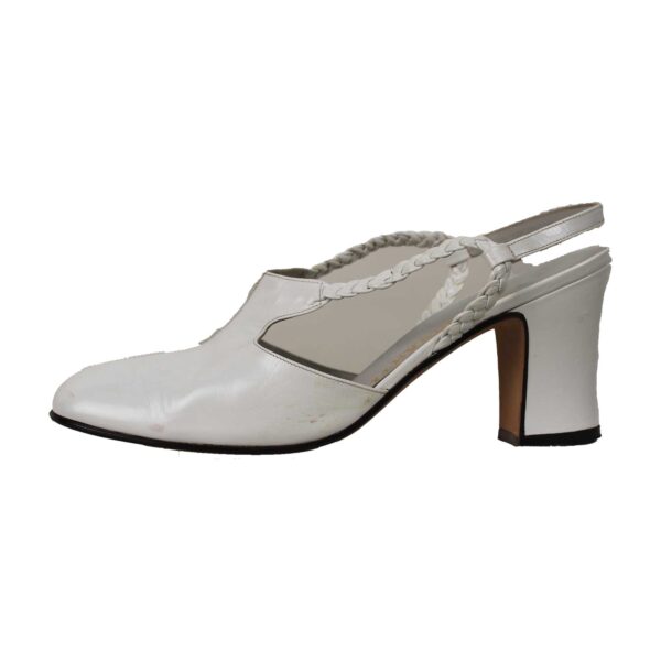 Decolletè bianco anni 60