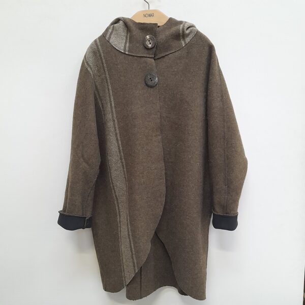 Giaccone in lana cotta