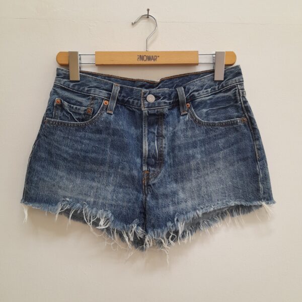 Jeans short levi's in denim leggermente marmorizzato