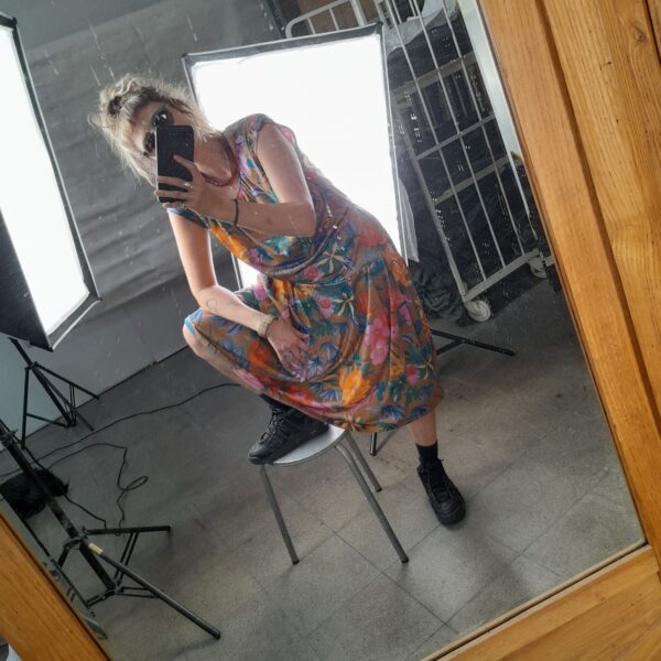 ABITO FLOREALE ANNI 70/80