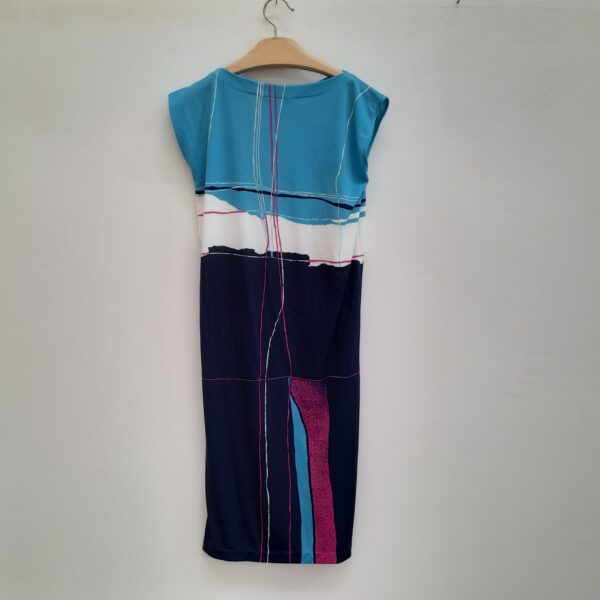 ABITO VINTAGE ANNI 80 STAMPA ASTRATTA