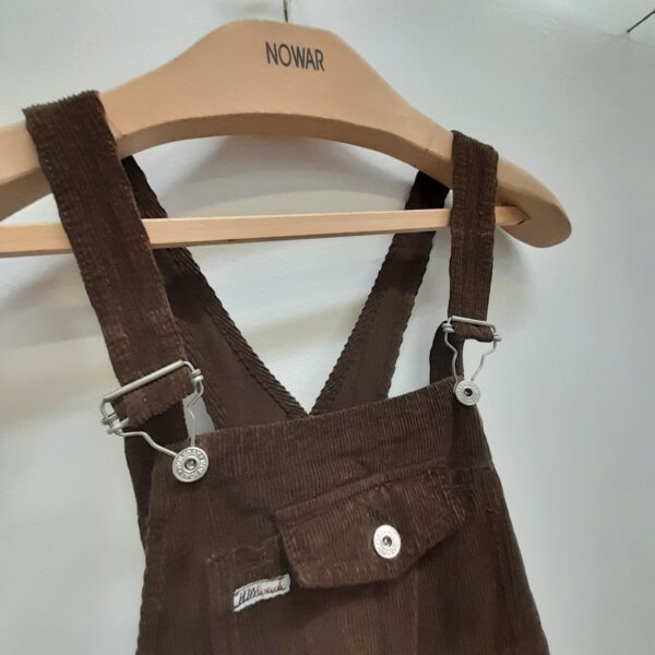 Gonna salopette velluto a coste