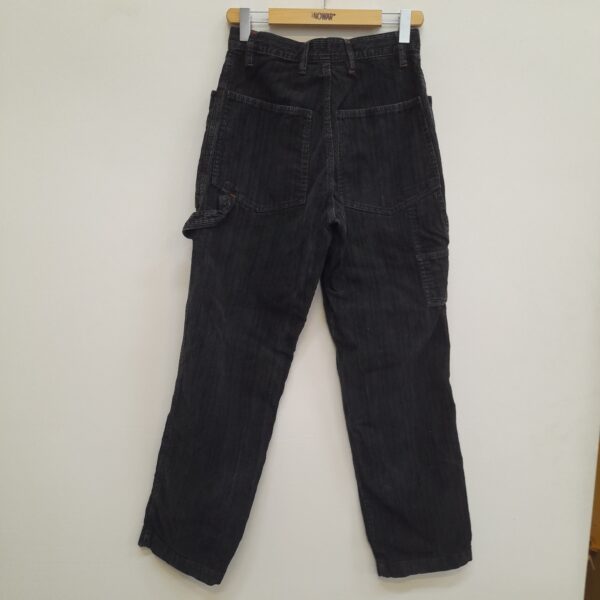Pantalone in velluto a coste nero
