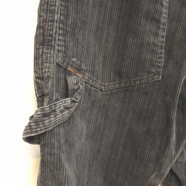 Pantalone in velluto a coste nero