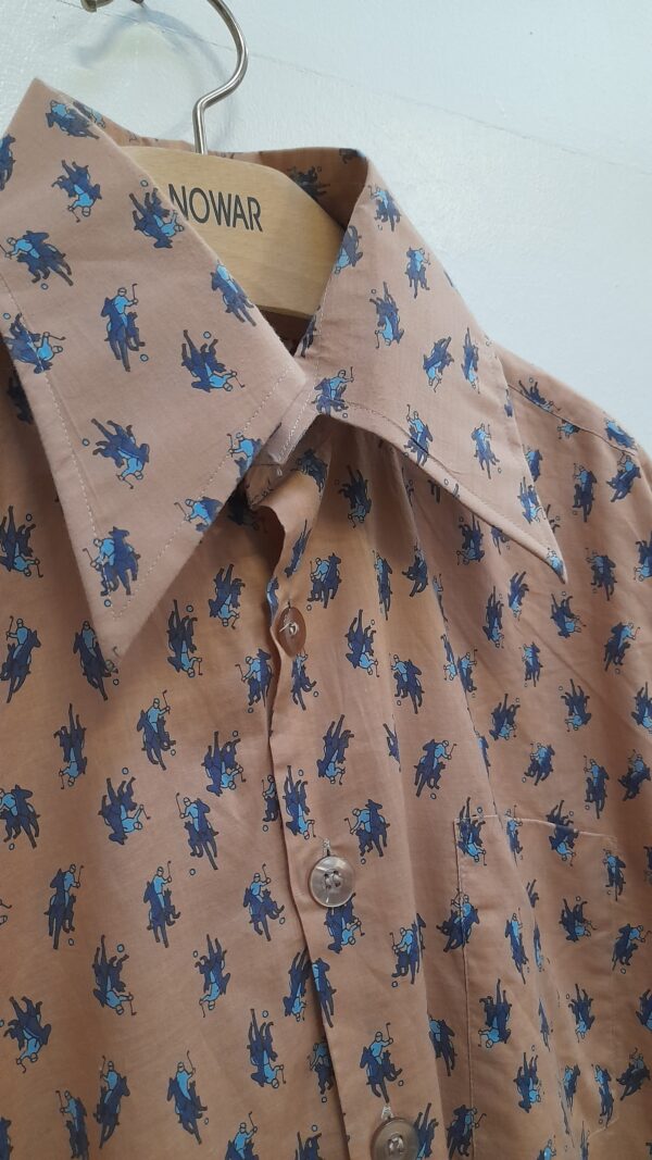 CAMICIA  ANNI 70 MOTIVO POLO