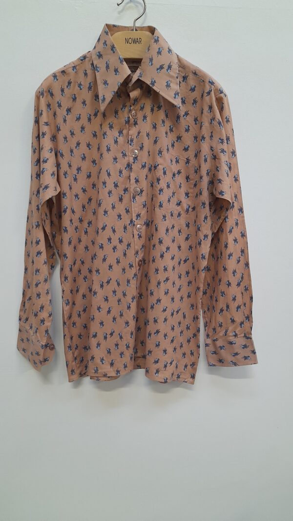 CAMICIA  ANNI 70 MOTIVO POLO