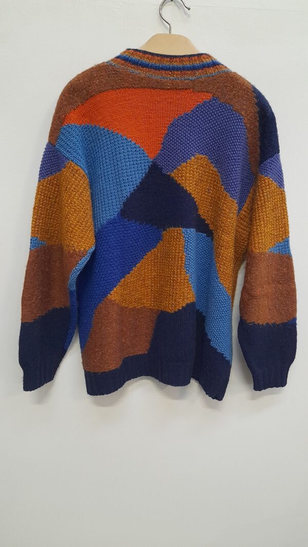 CARDIGAN PATCHWORK FATTO A MAGLIA